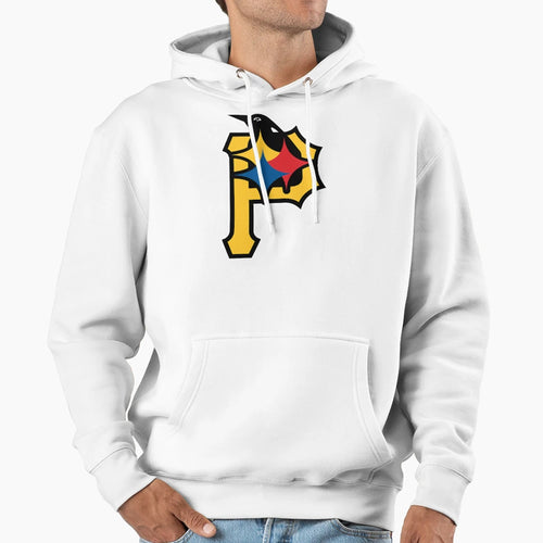 Pittsburgh Fan Sport Teams Mens Grey Hoodie - Minimalist Print Unisex - T-Shirt, Sweatshirt, Hoodie