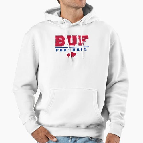Buf Football Buffalo Football Hoodie - Streetwear Style Unisex - T-Shirt, Sweatshirt, Hoodie