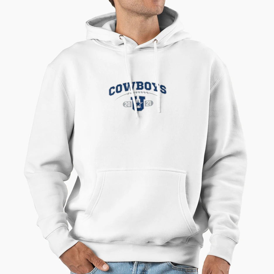 Dallas Texas State Fan Cow America Hoodie - Minimalist Print Men Women - T-Shirt, Sweatshirt, Hoodie