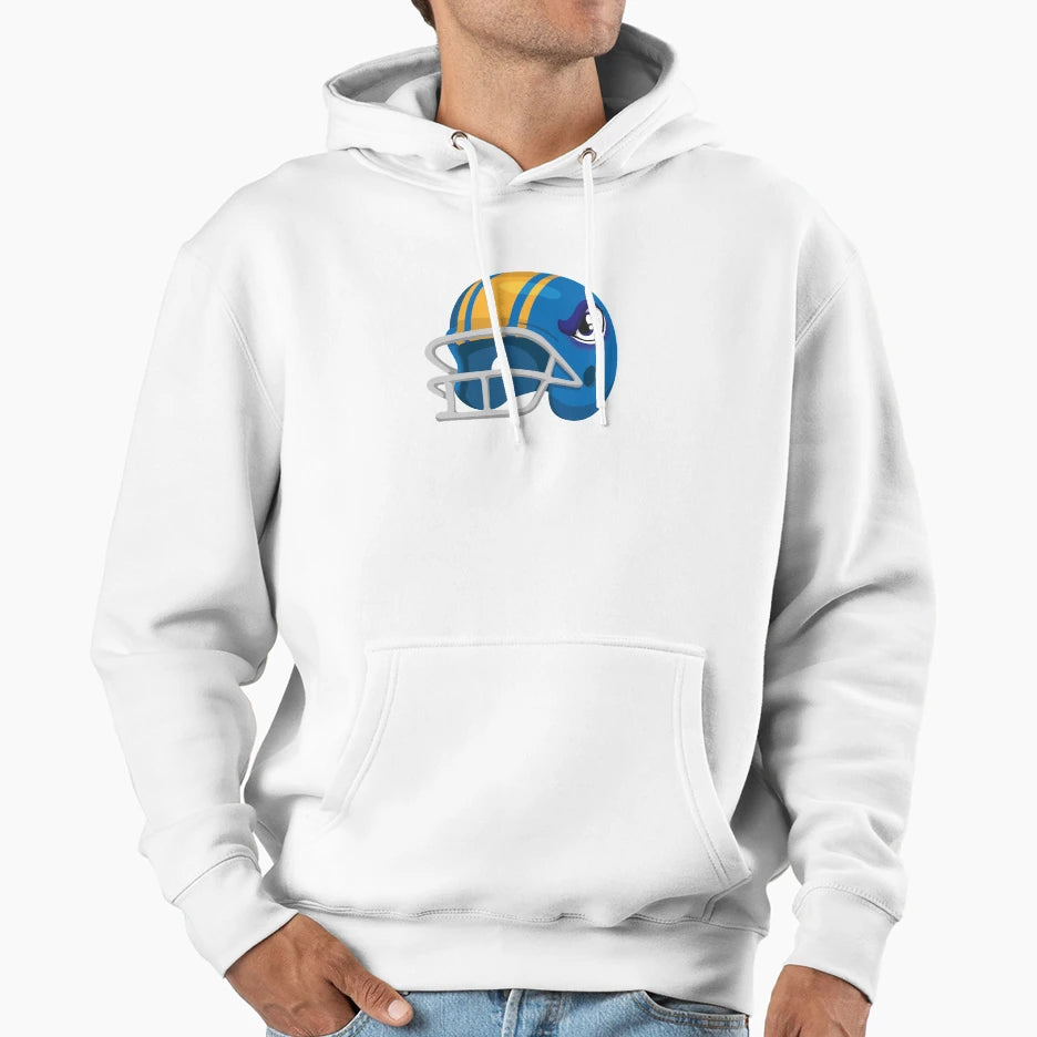 Illustrations American Football Helmet Hoodie - Trendy Graphic Unisex - T-Shirt, Sweatshirt, Hoodie