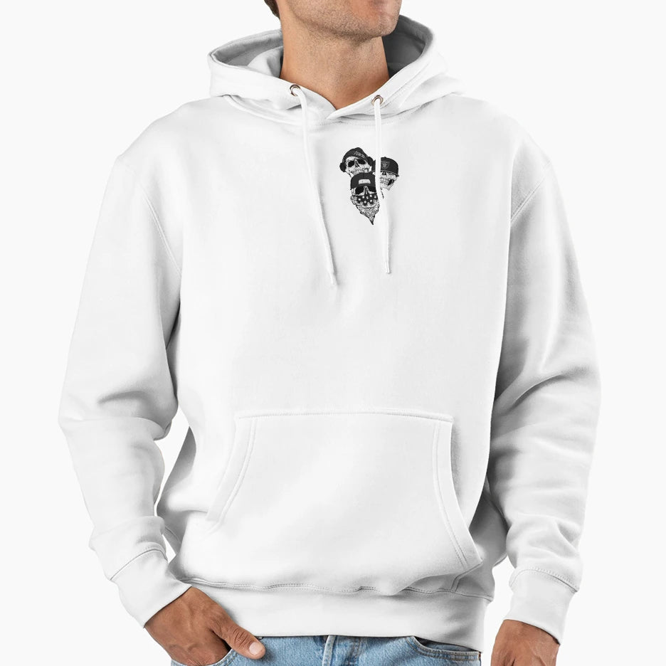 Gangster Skull Articles Hoodie - Novelty Apparel Unisex - T-Shirt, Sweatshirt, Hoodie