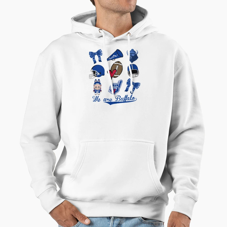 Buffalo Bills Floral Hoodie - Fun Novelty Design Men Women - T-Shirt, Sweatshirt, Hoodie