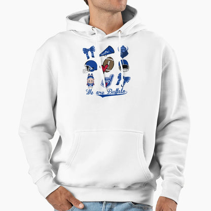 Buffalo Bills Floral Hoodie - Fun Novelty Design Men Women - T-Shirt, Sweatshirt, Hoodie
