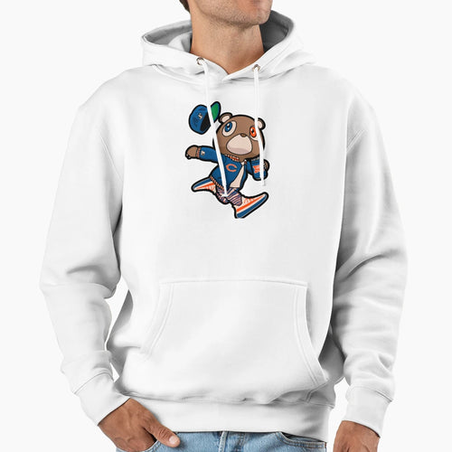 Kanye West Dropout Bear Chicago Graduation Hoodie - Graphic Print Unisex - T-Shirt, Sweatshirt, Hoodie