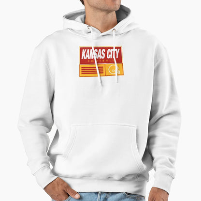 Kansas City Football Hoodie - Custom Art Print Unisex - T-Shirt, Sweatshirt, Hoodie