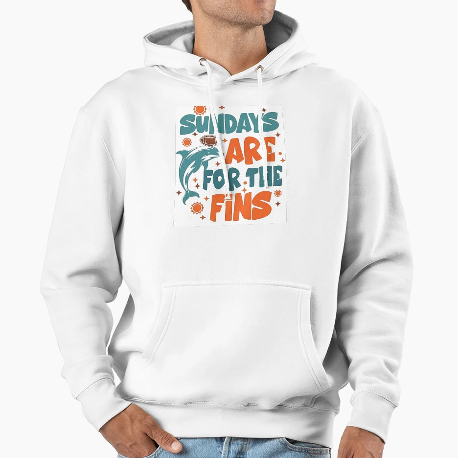 Miami Dolphins Hoodie - Minimalist Print for Adults - T-Shirt, Sweatshirt, Hoodie