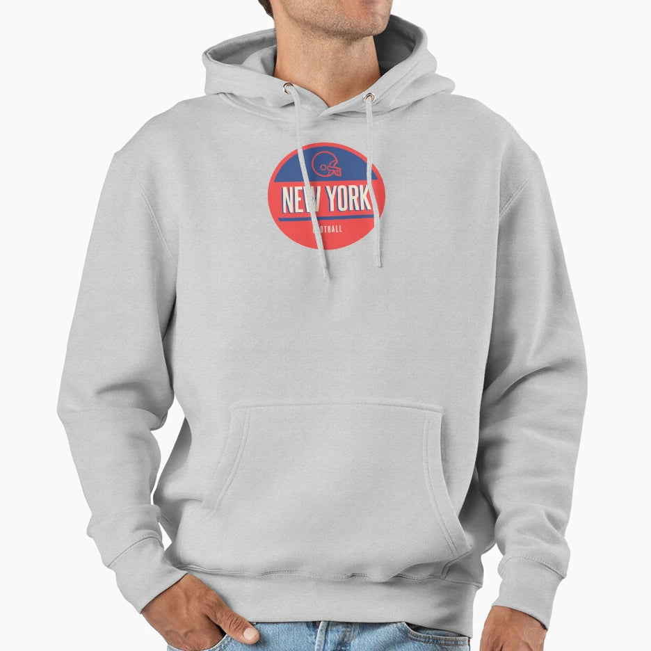 New York Football Hoodie - Aesthetic Graphic Men Women - T-Shirt, Sweatshirt, Hoodie