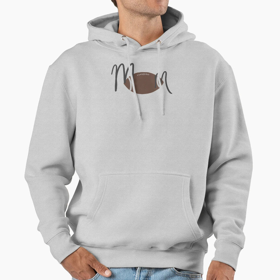 Football Mom Hoodie - Casual Everyday Wear Men Women - T-Shirt, Sweatshirt, Hoodie