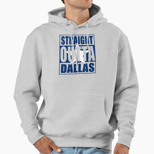 Straight Outta Dallas Flag Hoodie - Streetwear Style Unisex - T-Shirt, Sweatshirt, Hoodie