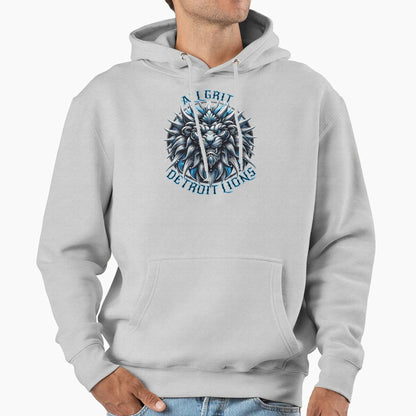 All Grit Detroit Lions Ii Hoodie - Custom Art Print Men Women - T-Shirt, Sweatshirt, Hoodie