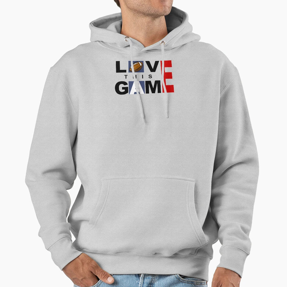 American Football Love This Game Hoodie - Aesthetic Graphic Unisex - T-Shirt, Sweatshirt, Hoodie