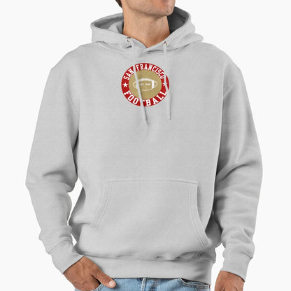 San Francisco Football Hoodie - Aesthetic Graphic Men Women - T-Shirt, Sweatshirt, Hoodie