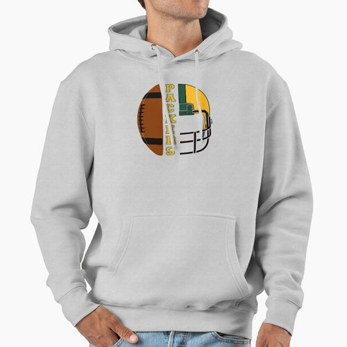 Wisconsin Football Helmet Hoodie - Fun Novelty Design Men Women - T-Shirt, Sweatshirt, Hoodie