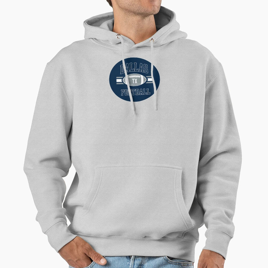 Dallas Circle Hoodie - Aesthetic Graphic for Adults - T-Shirt, Sweatshirt, Hoodie