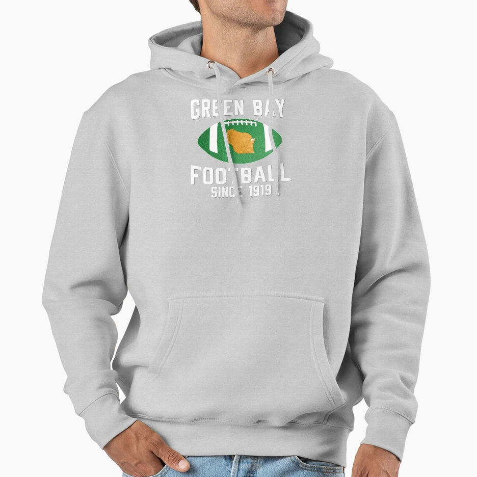 Green Bay Football Hoodie - Graphic Print Men Women - T-Shirt, Sweatshirt, Hoodie