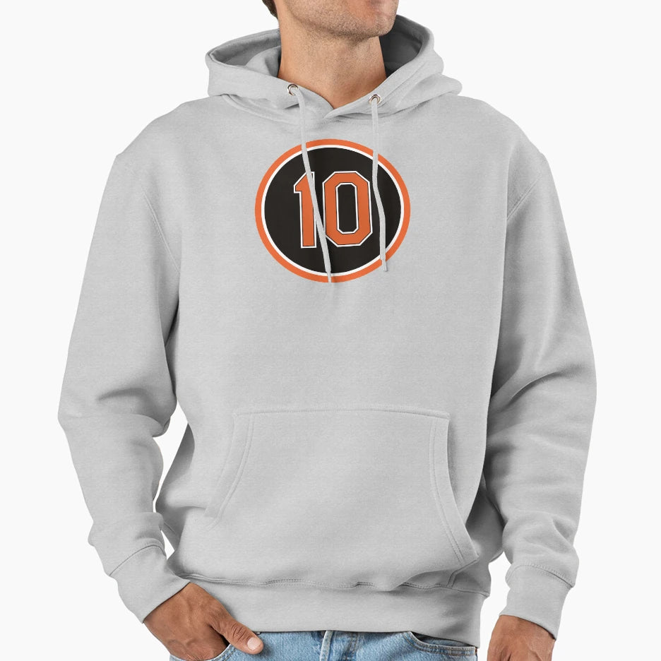 Adam Jones 10 Jersey Number Hoodie - Minimalist Print Men Women - T-Shirt, Sweatshirt, Hoodie