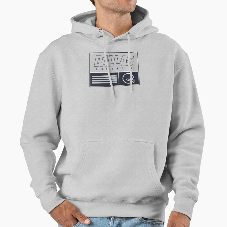 Dallas Soccer Hoodie - Graphic Print Men Women - T-Shirt, Sweatshirt, Hoodie