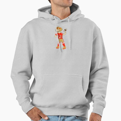 Quarterback Hoodie - Aesthetic Graphic Men Women - T-Shirt, Sweatshirt, Hoodie