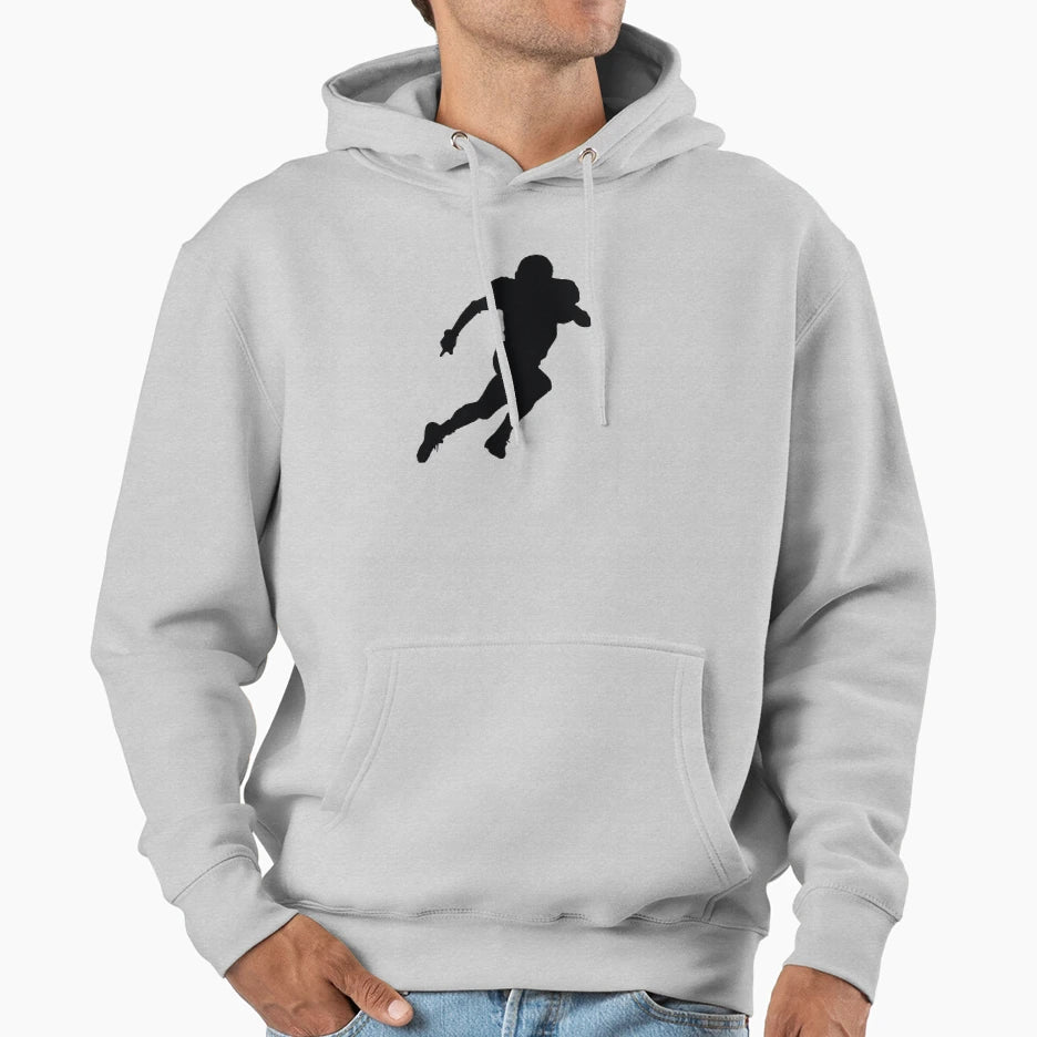 Football Player Hoodie - Novelty Apparel Unisex - T-Shirt, Sweatshirt, Hoodie