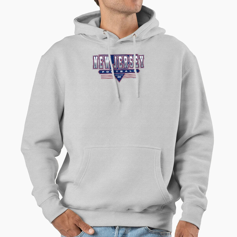 New Jersey York Football Giants Hoodie - Minimalist Print for Adults - T-Shirt, Sweatshirt, Hoodie