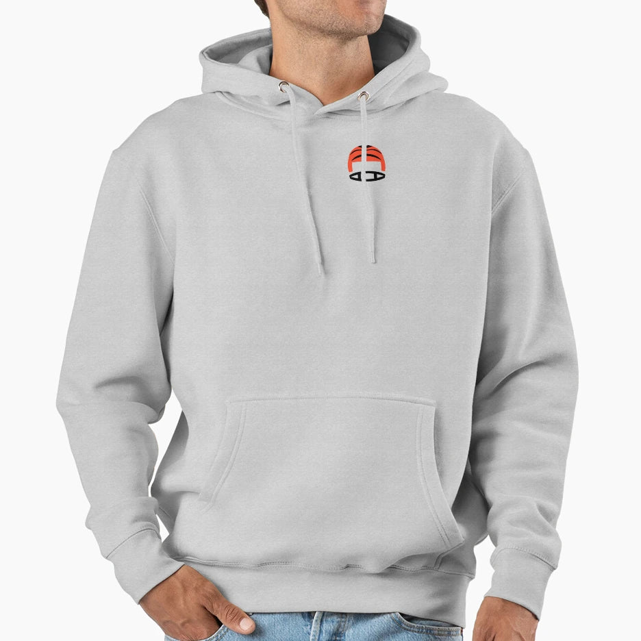 Cincinnati Football Helmet Hoodie - Trendy Graphic for Adults - T-Shirt, Sweatshirt, Hoodie