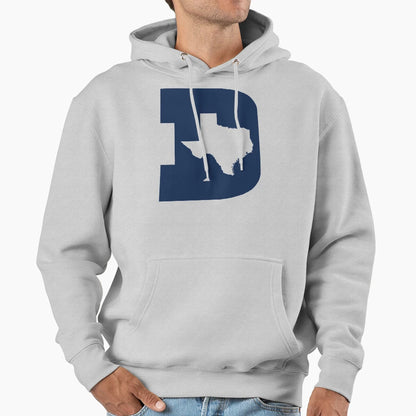 D Texas Blue Cut Out Hoodie - Graphic Print for Adults - T-Shirt, Sweatshirt, Hoodie