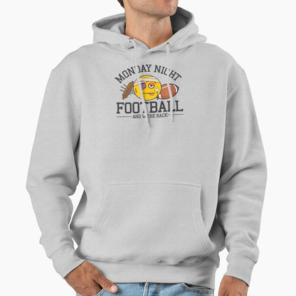 Monday Night Football Emoji Hoodie - Trendy Graphic for Adults - T-Shirt, Sweatshirt, Hoodie