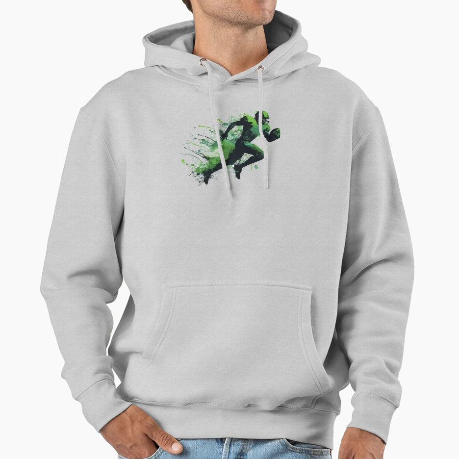 American Football Ink Art Hoodie - Trendy Graphic for Adults - T-Shirt, Sweatshirt, Hoodie