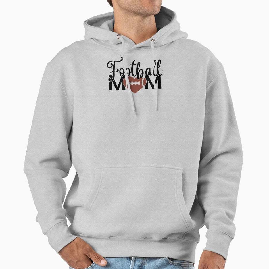 Football Mom Hoodie - Graphic Print for Adults - T-Shirt, Sweatshirt, Hoodie