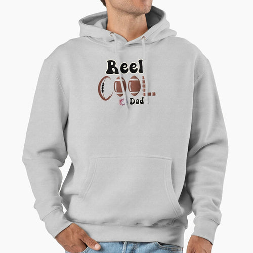 Fathers Day American Football Dad Any Hoodie - Custom Art Print Men Women - T-Shirt, Sweatshirt, Hoodie