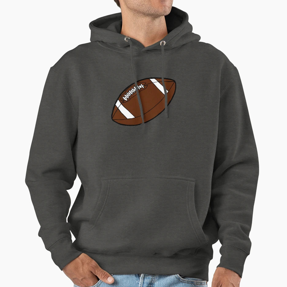 Football Hoodie - Trendy Graphic Men Women - T-Shirt, Sweatshirt, Hoodie