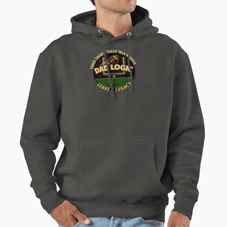Dad Logic Trade Smart Trash Talk Harder Hoodie - Custom Art Print Men Women - T-Shirt, Sweatshirt, Hoodie