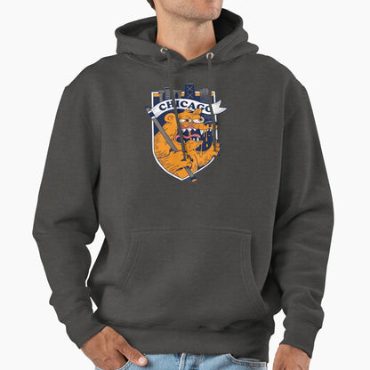 Chicago Football Hoodie - Custom Art Print for Adults - T-Shirt, Sweatshirt, Hoodie