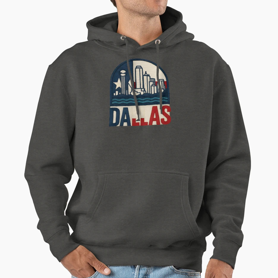 Dallas Texas Hoodie - Aesthetic Graphic Unisex - T-Shirt, Sweatshirt, Hoodie