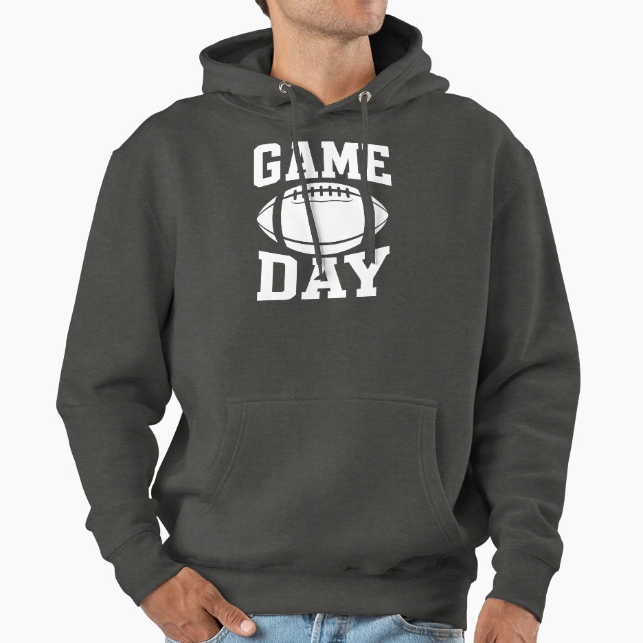 Game Day Football Hoodie - Trendy Graphic Men Women - T-Shirt, Sweatshirt, Hoodie
