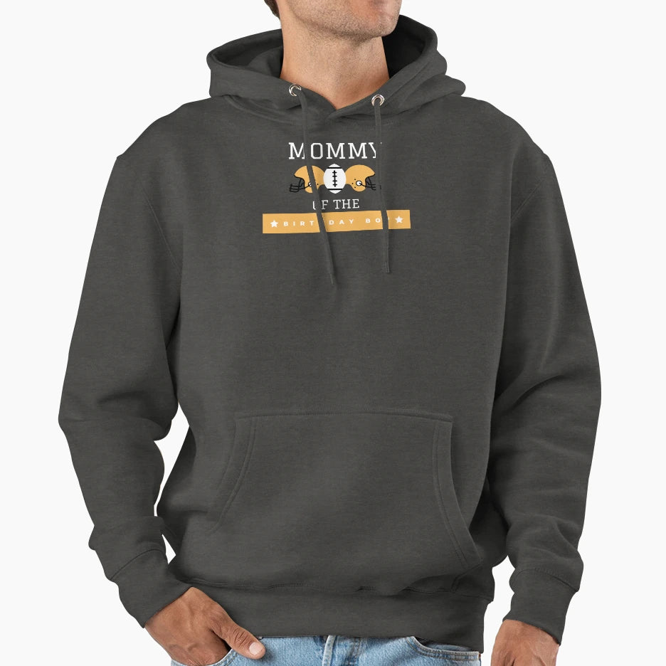 Mommy Birthday American Football Hoodie - Unique Graphic Men Women - T-Shirt, Sweatshirt, Hoodie