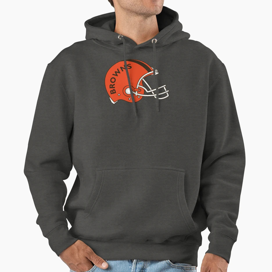 Browns Helmet Hoodie - Unique Graphic for Adults - T-Shirt, Sweatshirt, Hoodie