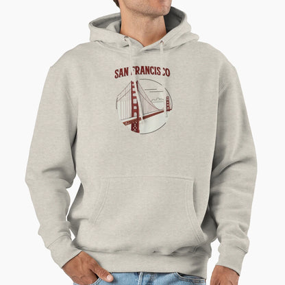 San Francisco City Hoodie - Custom Art Print Men Women - T-Shirt, Sweatshirt, Hoodie