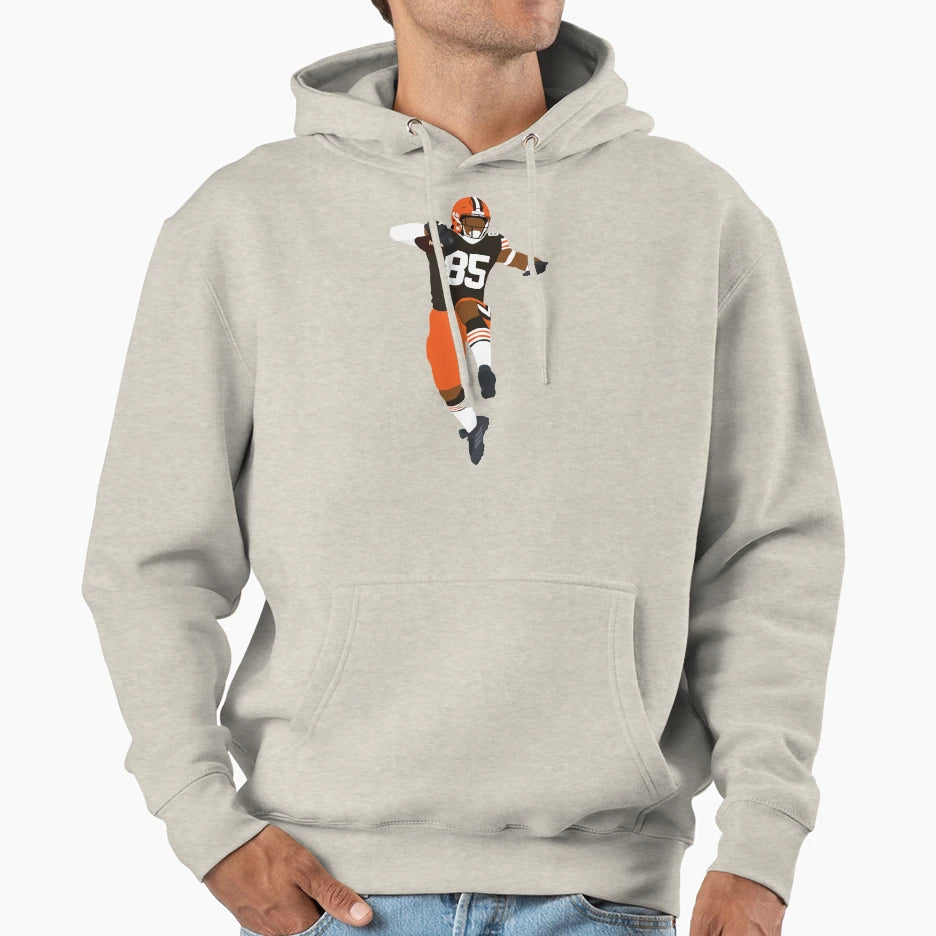 David Njoku Hoodie - Novelty Apparel for Adults - T-Shirt, Sweatshirt, Hoodie