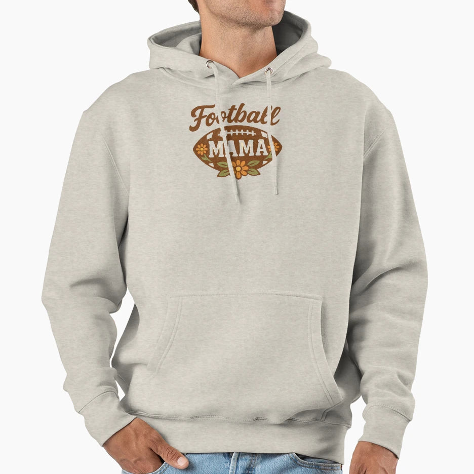 Floral Mom Football T-Shirt - Novelty Apparel Unisex - T-Shirt, Sweatshirt, Hoodie