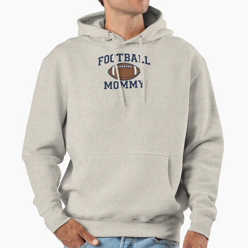 Football Mommy Sports Logo Hoodie - Fun Novelty Design Unisex - T-Shirt, Sweatshirt, Hoodie