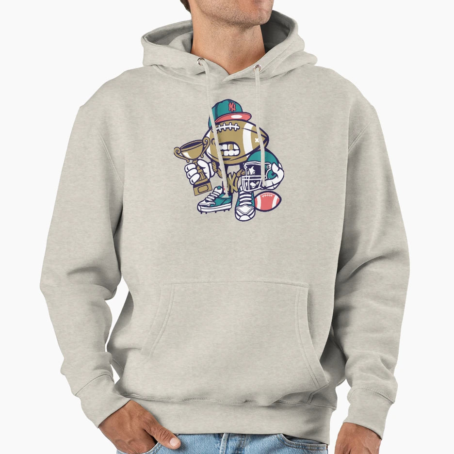 Football Champion Hoodie - Casual Everyday Wear for Adults - T-Shirt, Sweatshirt, Hoodie