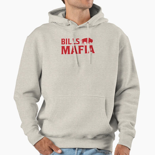 Vintgae New York Red Buffalo Football Ny Hoodie - Streetwear Style Unisex - T-Shirt, Sweatshirt, Hoodie