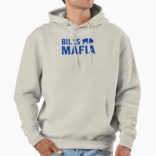 Vintgae New York Blue Buffalo Football Ny Hoodie - Graphic Print Men Women - T-Shirt, Sweatshirt, Hoodie