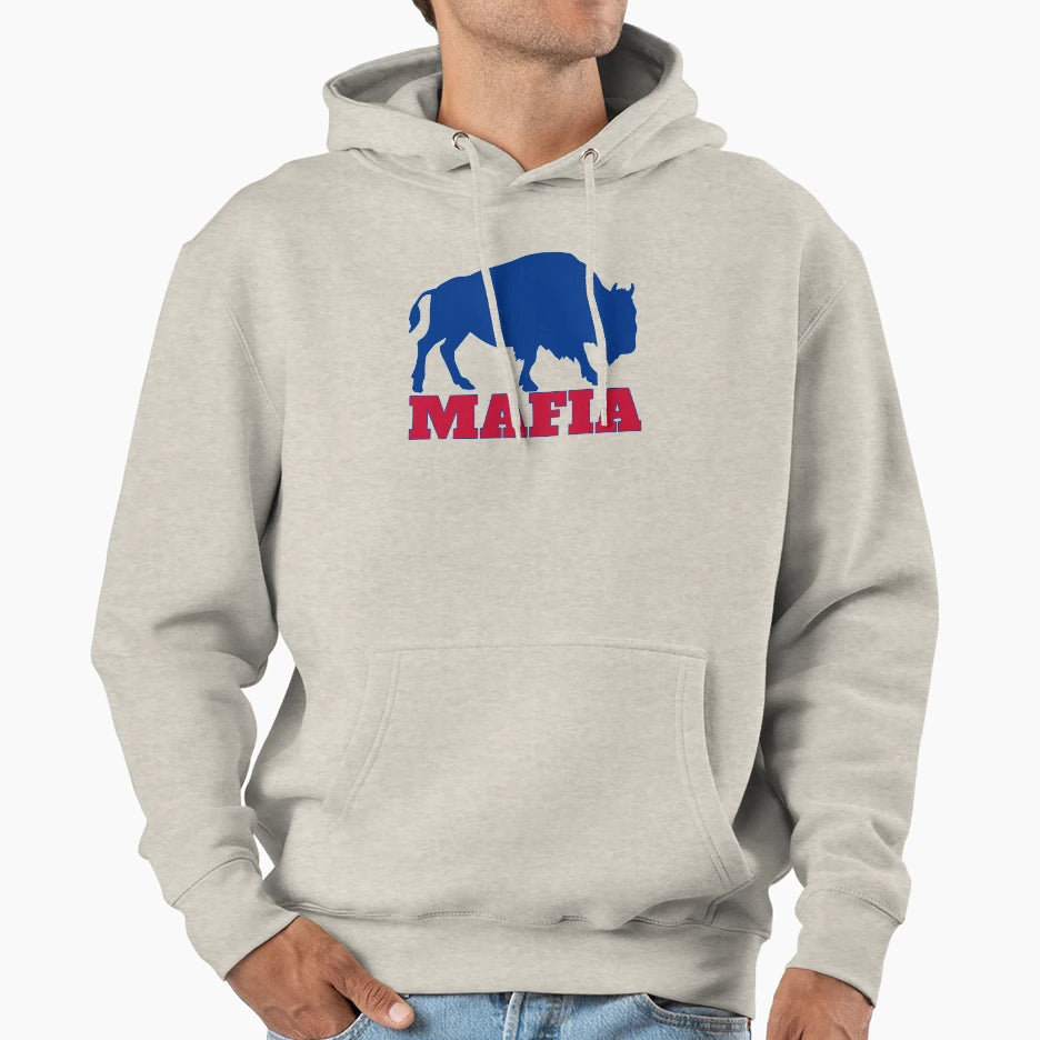 Bills Mafia Great Gift Buffalo Hoodie - Novelty Apparel for Adults - T-Shirt, Sweatshirt, Hoodie