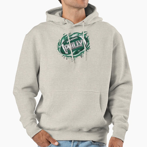 Philly Football Philadelphia Hoodie - Trendy Graphic Unisex - T-Shirt, Sweatshirt, Hoodie