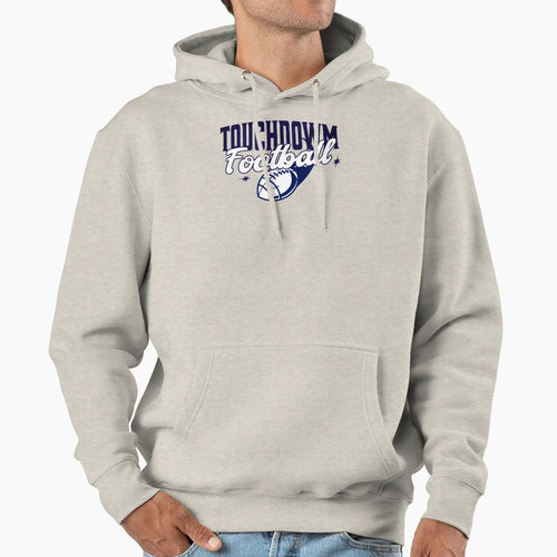 Touchdown Football American Hoodie - Fun Novelty Design for Adults - T-Shirt, Sweatshirt, Hoodie
