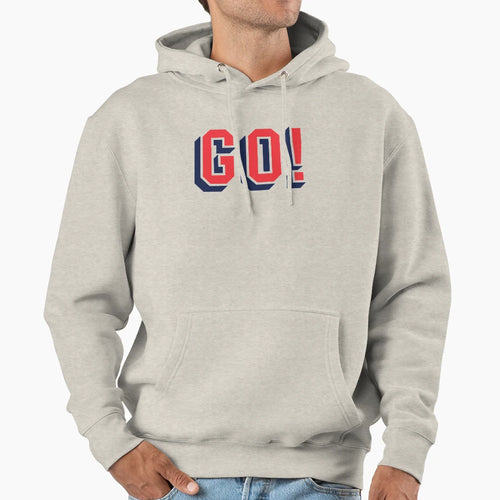 Go Trendy Text Hoodie - Unique Graphic Unisex - T-Shirt, Sweatshirt, Hoodie