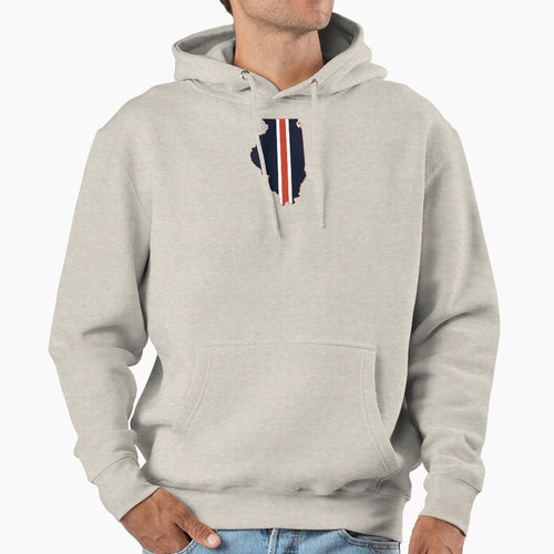 Chicago Football Hoodie - Graphic Print for Adults - T-Shirt, Sweatshirt, Hoodie