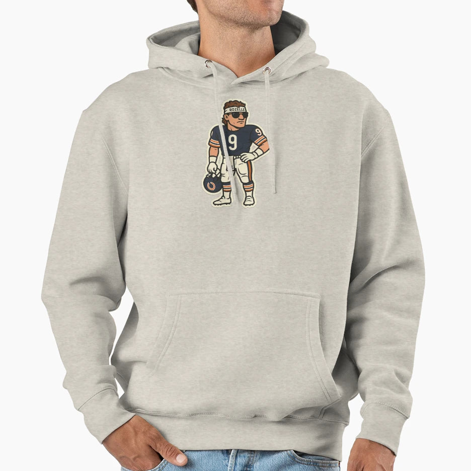 Gridiron Greats Cartoon Tribute Jim Hoodie - Casual Everyday Wear Unisex - T-Shirt, Sweatshirt, Hoodie